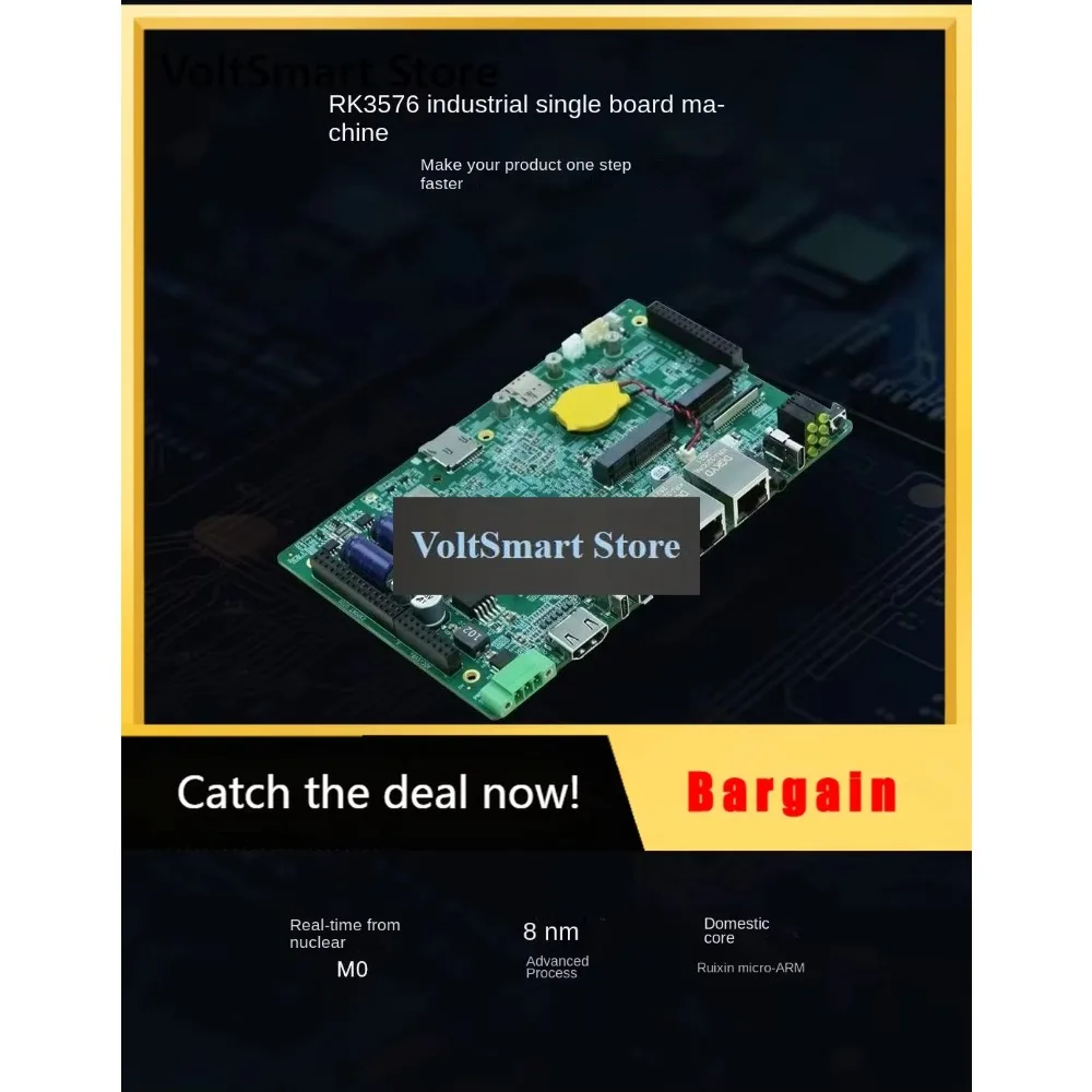 VoltSChuanglong RK3576 Industrial Single Board Computer, 8-Core ARM, Embedded Linux For Industrial Solutions