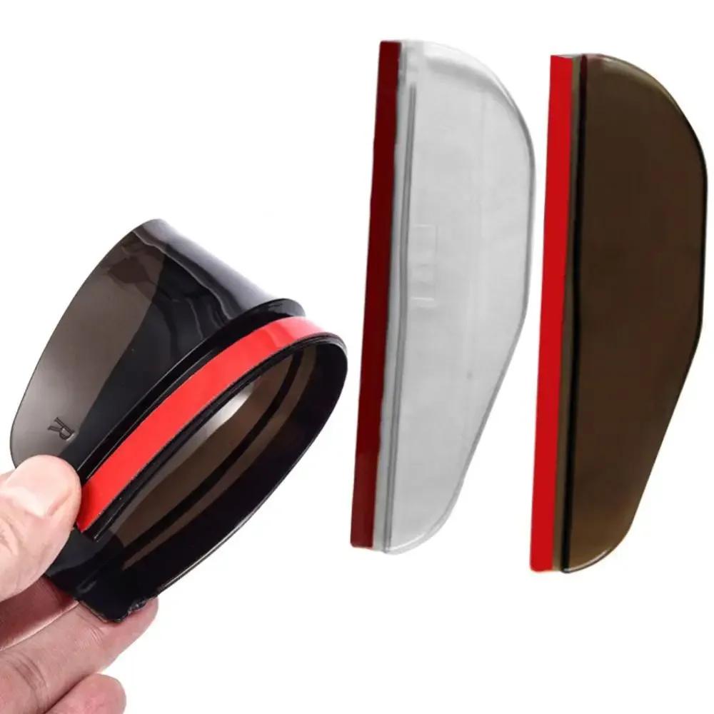 2Pcs Car Rearview Mirror Shield Shades Rain Eyebrow Protector Accessories Auto Sun Visor Shade Rain Shield Eyebrow Universal