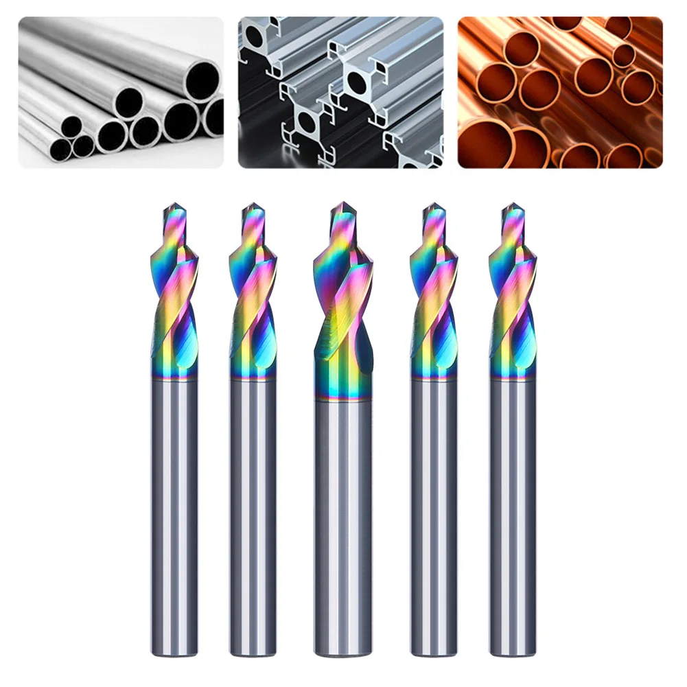 

High-Speed Colored Steel Step Drill For Precision Cutting Step Drill For CNC & Engraving Colored Steel Step Drill