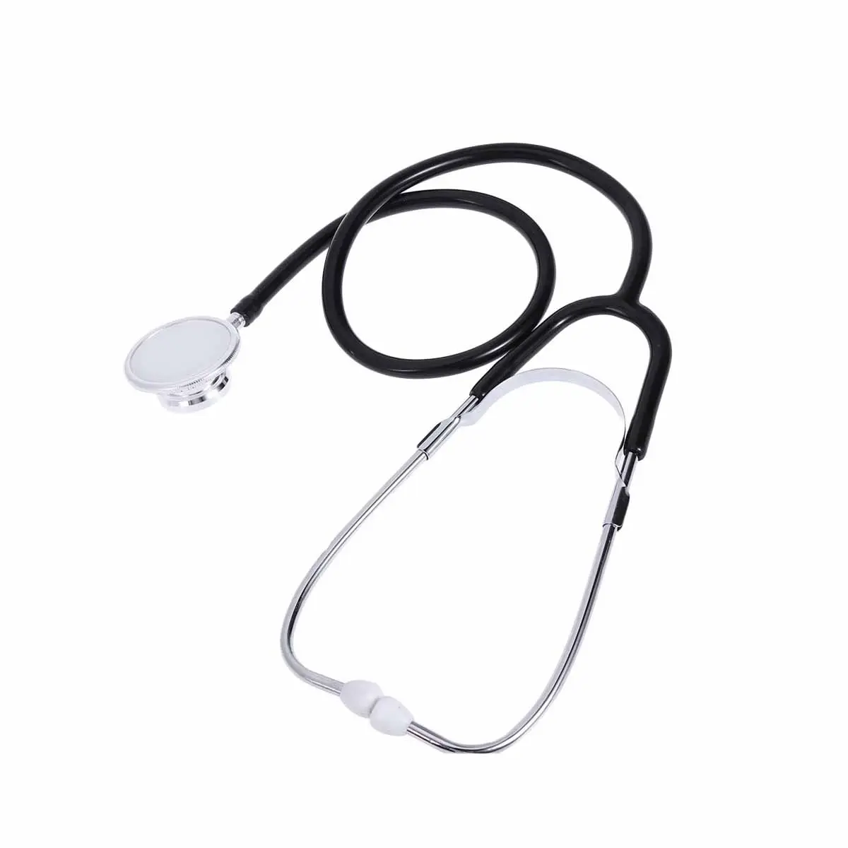 Dual Head Stethoscope Stethoscope Double Sided Portable Auscultation Device Hospital Clinic Tool Black