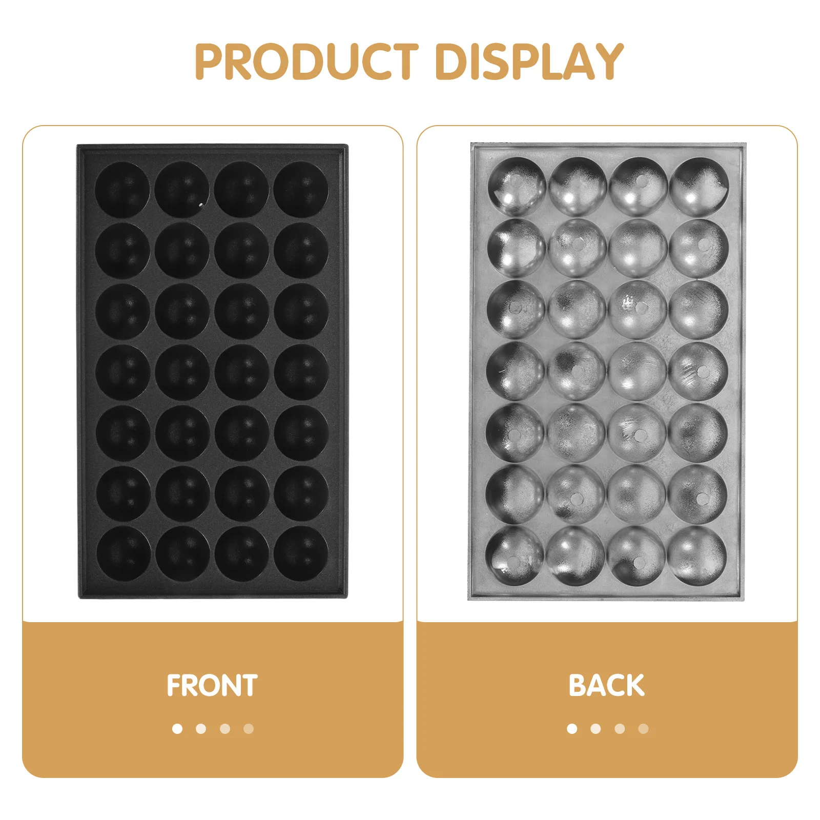 

1 комплект, сковорода для такояки, железный противень с антипригарным покрытием, машина для приготовления осьминога с 28 отверстиями, легко чистящаяся долговечная сковорода такояки