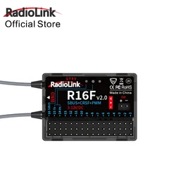 Radiolink R16F 16 Channle RC Receiver Telemetry Built-in Simulator for RC Airplane,Car,Boat for 2.4G Radio Remote Controller