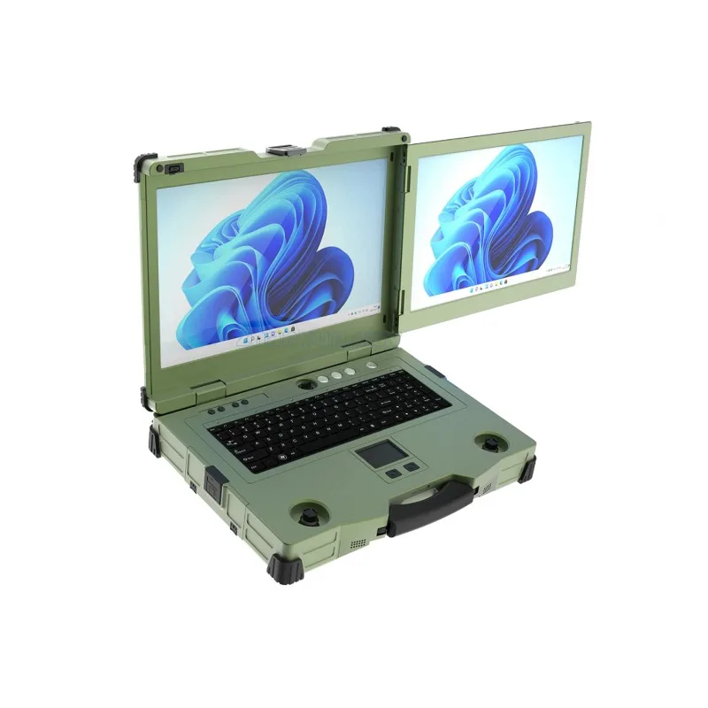 UAV vehicle and ship remote control, ground station high definition dual screen folding picture transmission link diagram
