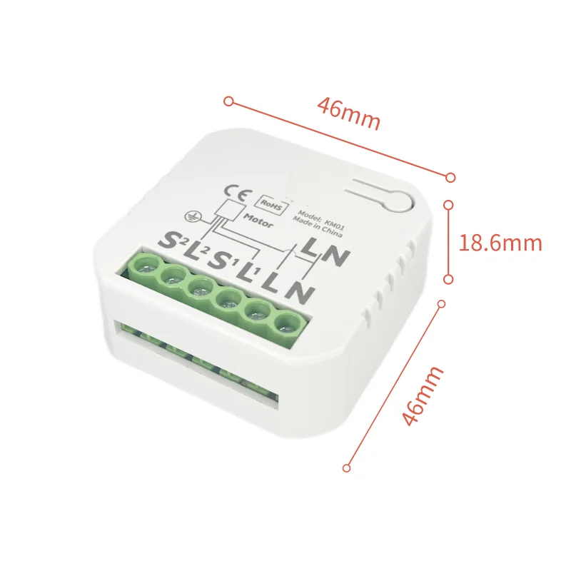 IoTorero Tasmota Matter MQTT Curtain Module ESP32C3 10A Works With Home Assistant