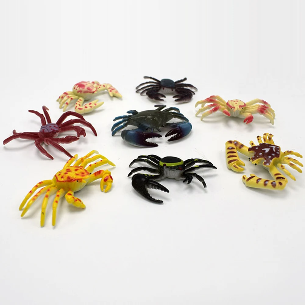 8 stks Plastic Realistische Zeediermodellen Educatief Mini Realistisch Zeedier Schepsel Speelgoed Leren Oceaan Leven voor Kinderen