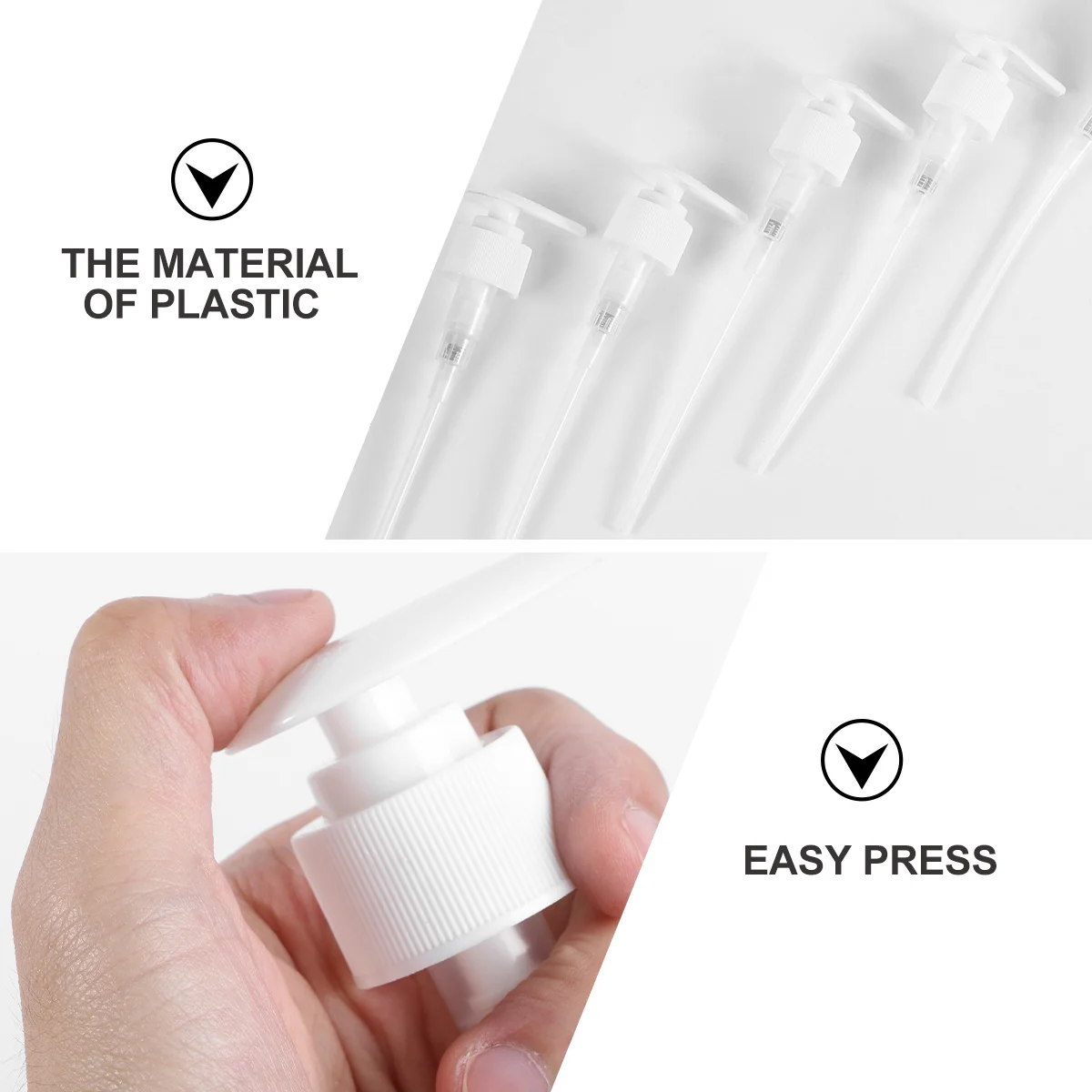 

5 шт. универсальные насадки-дозаторы для лосьона, черные, для флаконов с маслом, шампунем, кремом, лосьоном, многоразовые