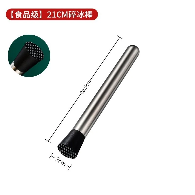 كوكتيل من الفولاذ المقاوم للصدأ الخالط كسارة الجليد كسارة الفاكهة عصير العبث الليمون المطرقة اثارة قضيب الجليد الفاكهة الصحافة مطرقة يدوية