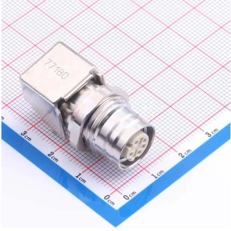 Harting M12 Circular Connector 21033814434 Female Plug 4P Pcb Board Socket