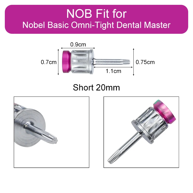 VVDental الأسنان العالمي زرع عزم الدوران المفكات 1 قطعة زرع الأسنان استعادة مجموعة أدوات 20 مللي متر 25 مللي متر