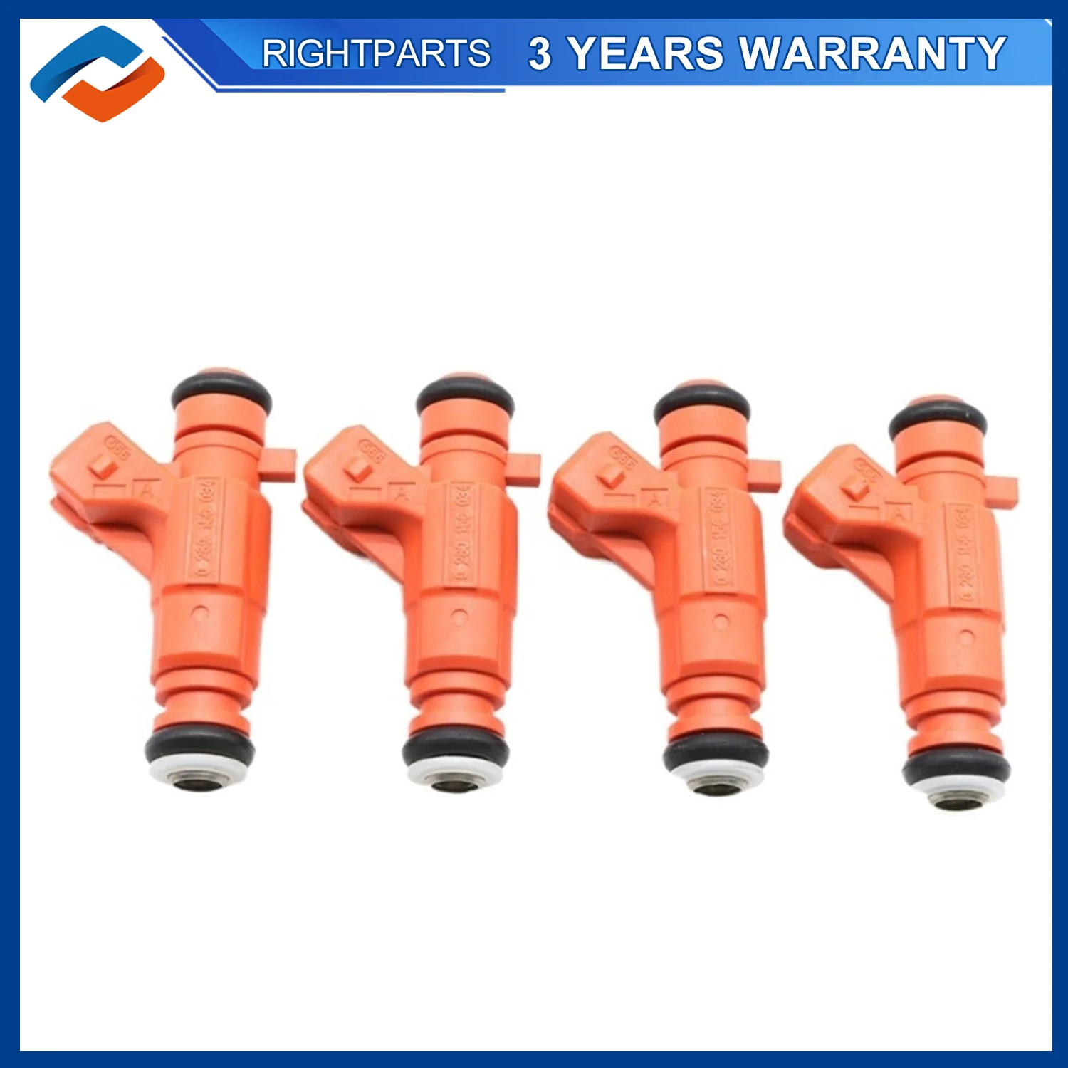 

4PCS 0280156034 Fuel Injectors For Citroen C2 C3 Xsara Berlingo Peugeot 206 307 1007 Partner 1.6 16V 2000-2014 0 280 156 034