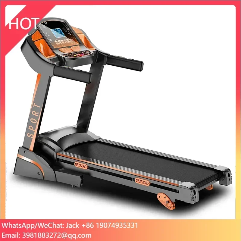 Large And Light Commercial Treadmills With Slope Adjustment For Fitness Recommendations Household Fitness Equipment Foldable