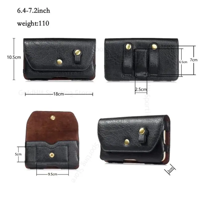 

Leather Phone Pouch For POCO M5S M4 X4 Pro Belt Clip Waist Bag For Poco C31 C40 X4 F4 GT M3 X3 NFC Holster Card Holder Flip Case