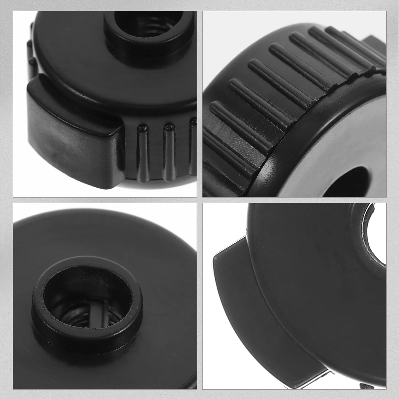 

4Pcs Drum Cymbal Quick Release Nuts Premium Plastic Fixing Caps Lightweight Portable for Live Performance Recording