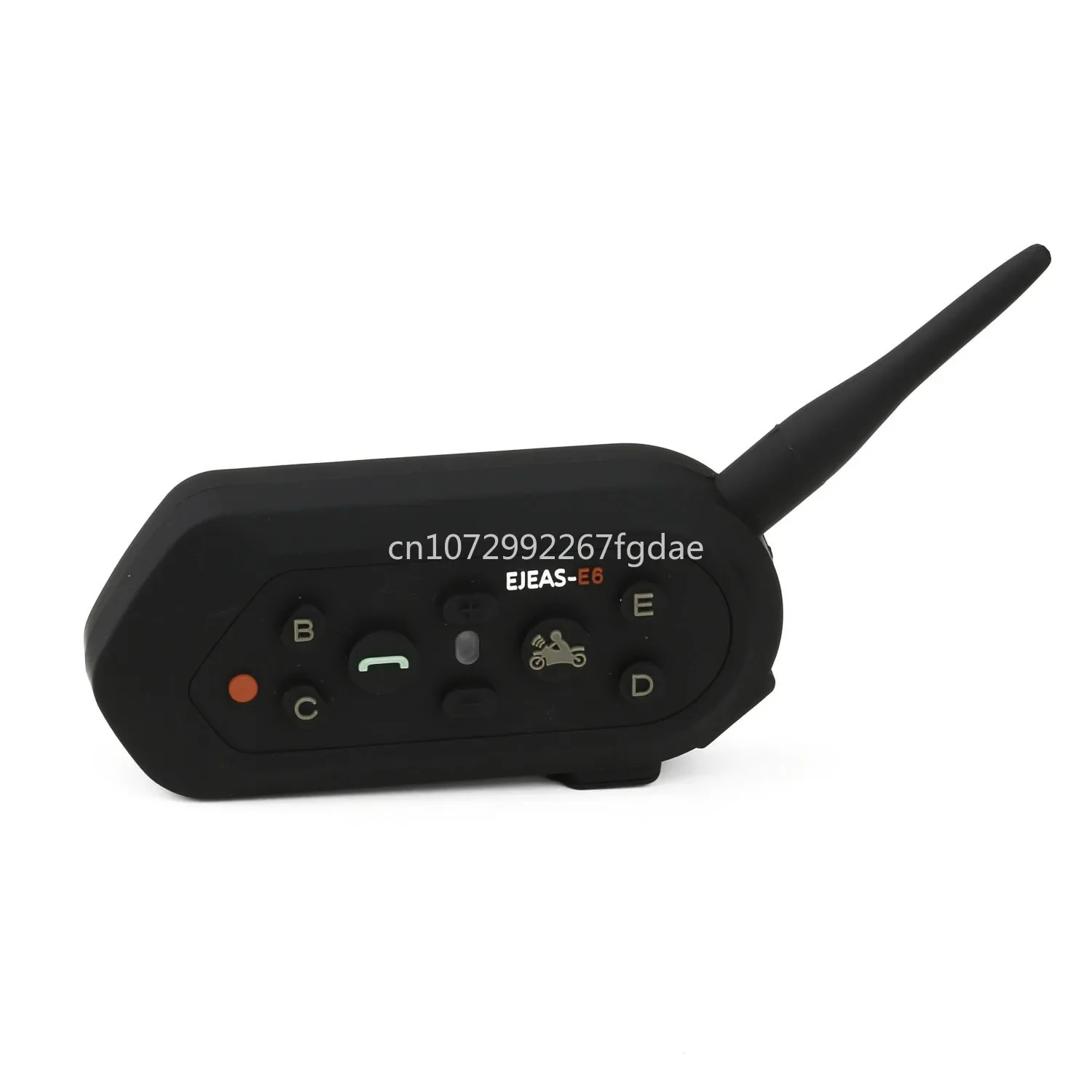 Helmet Motorcycle Intercom E6 Waterproof Full Duplex Real-time Intercom for 2 People Using The Helmet Intercom Simultaneously