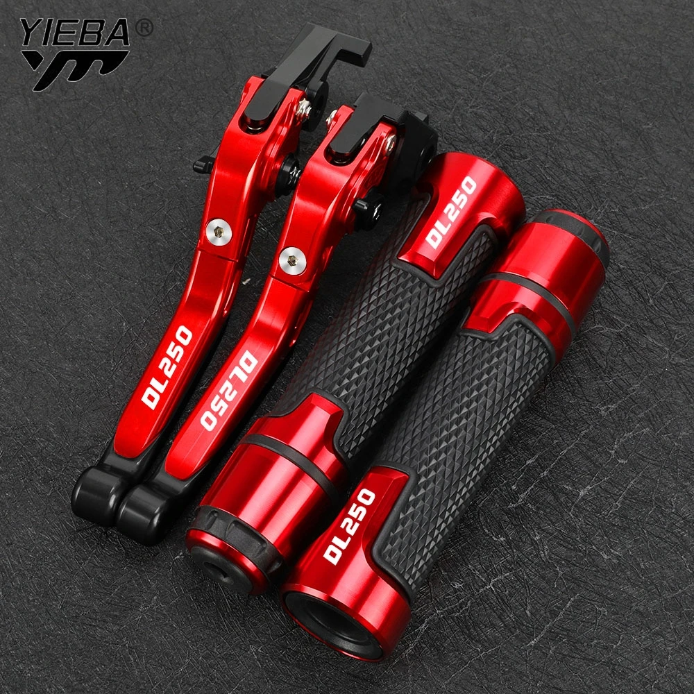 

FOR SUZUKI DL250 V-STROM V STROM DL 250 2011-2021 Motorcycle Accessories Adjustable Brake Clutch Levers Handbar Grips Motocross