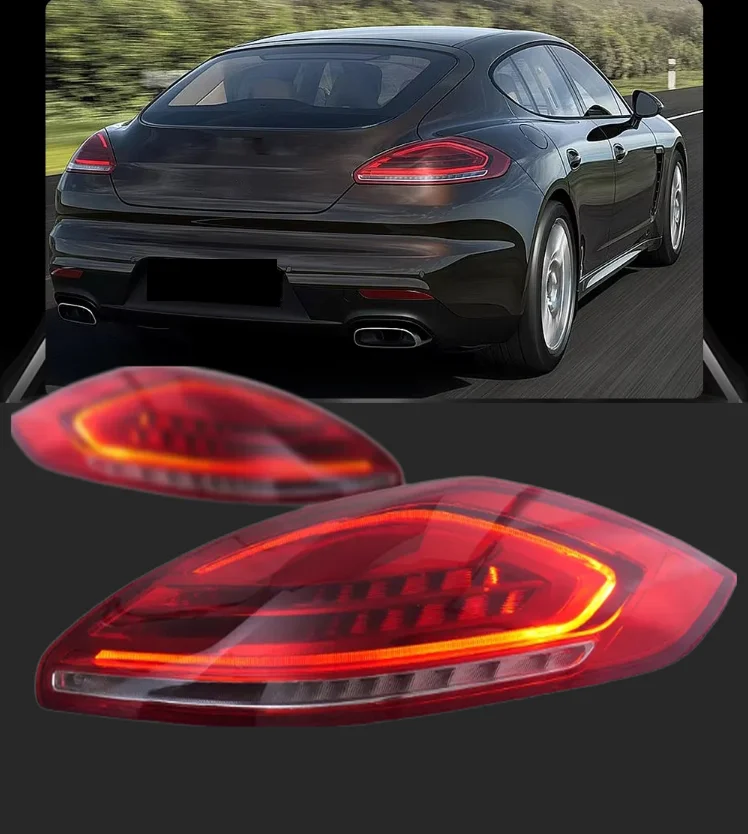 

Car LED Taillights Upgrade Assembly for Porsche Panamera 970.2 2014 2015 2016 Modified Tail Light Plug and Play Brake Lamps DRL