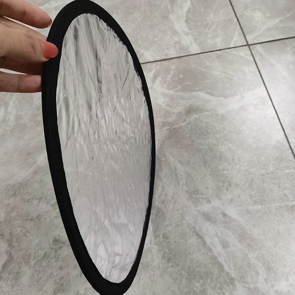 

2PCS Photo Reflectors Professional Photography Reflector Soft Light Board Round Diffuser 2in1 Portable Supplies