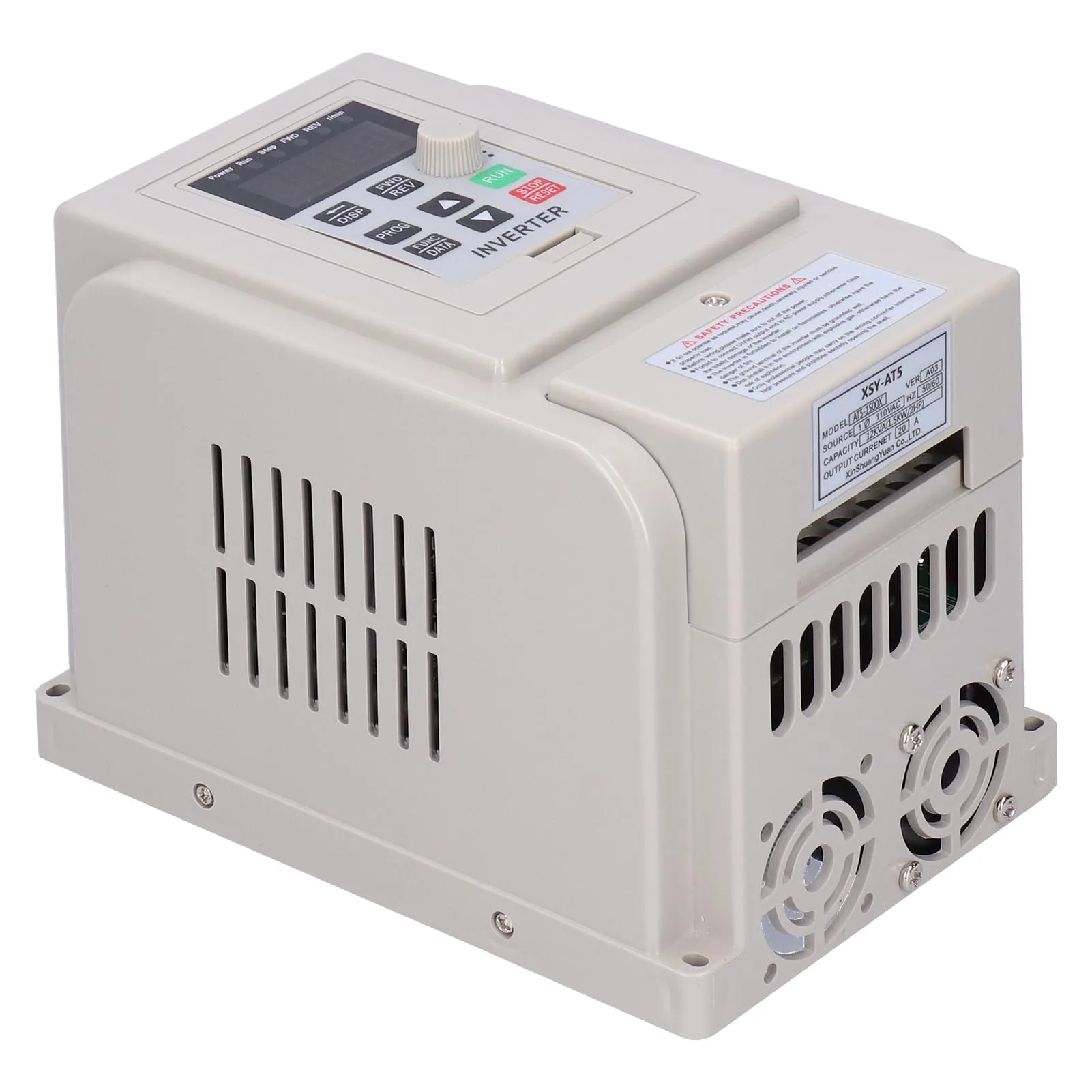AT51500X Inverter Single Phase Input 110V Three Phase Output 220V 1500W Frequency Converter Motor Speed Controller