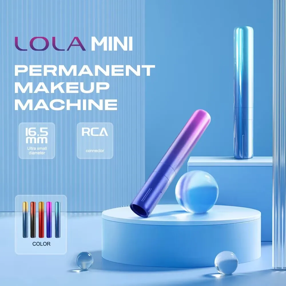 EZ LOLA MINI Permanent Makeup Tattoo Machine Pen for PMU SMP&TATTOO RCA Connect  Micropigmentation for Cartridge Tattoo Needles