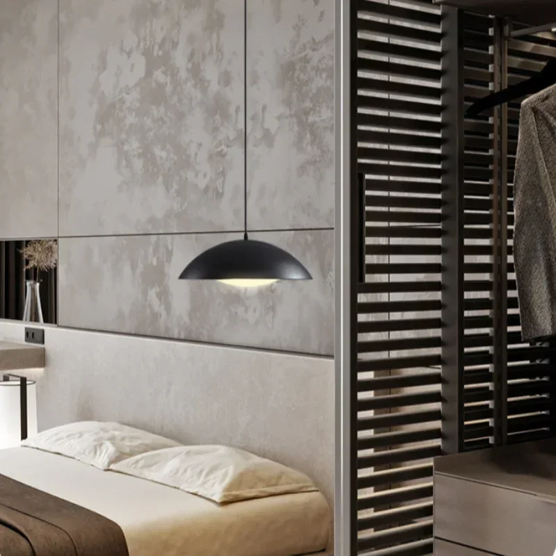 SANDYHA Modern Minimalist Pendant Light Eggshell Design Hanging Chandelier for Living Room Dining Bedroom Home Decor Lighting