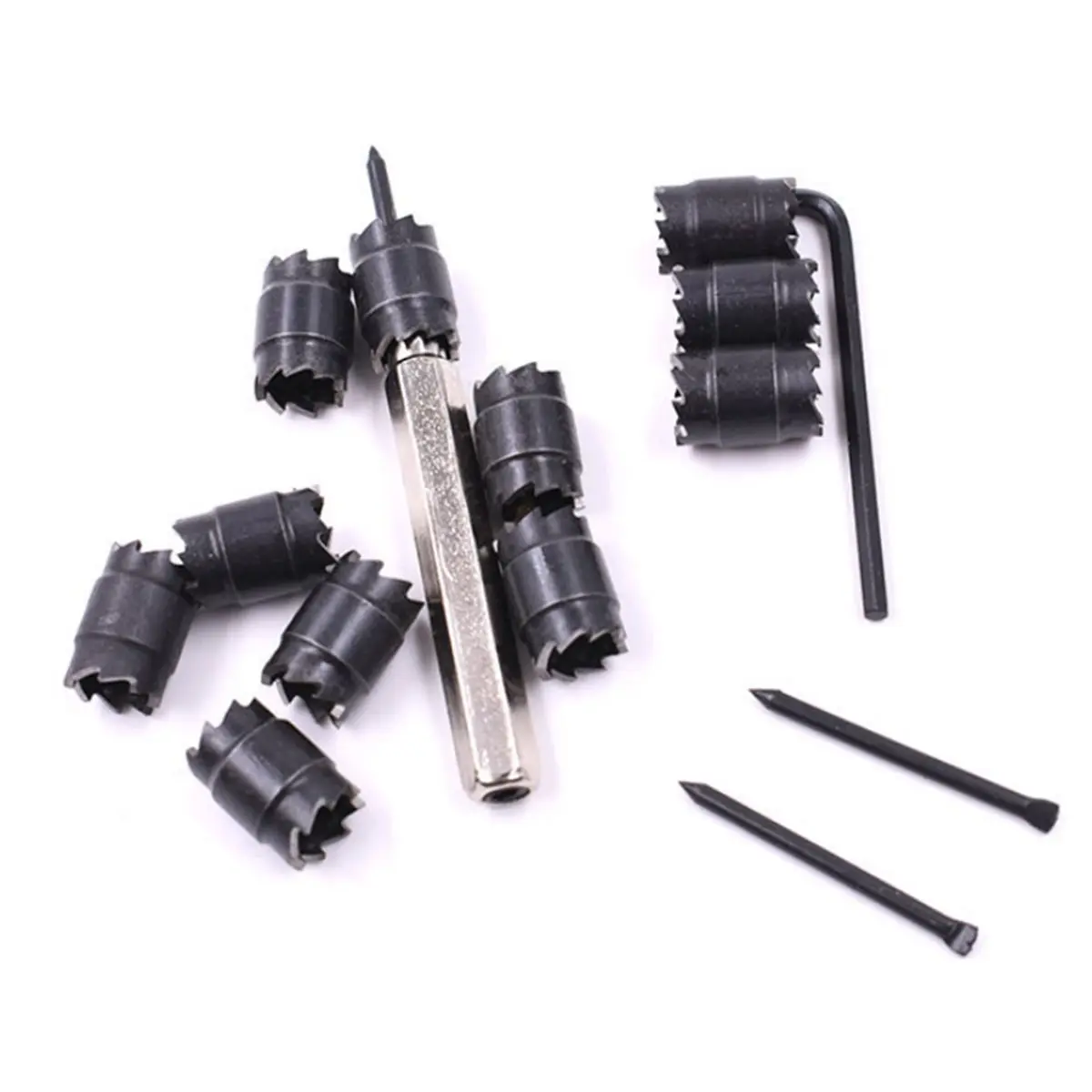 【Welding Accessories】 Double Sided Rotary Spot Weld Cutter Set 3/8