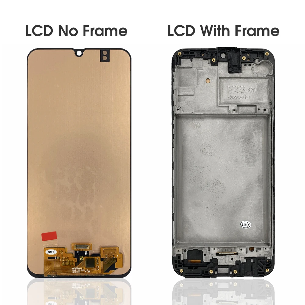 6.4\'\' AMOLED For Samsung M30S M307F SM-M307F Replacement M30s 2019 LCD Display Touch Screen With frame Digitizer Assembly