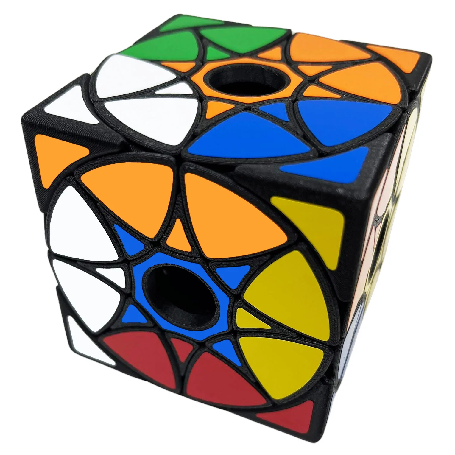 Fangshi-Cubo de rueda de estrella vacío, Cubo mágico impreso en 3D, pegatina, rompecabezas profesional, juguete, regalo para niños, Cubo mágico