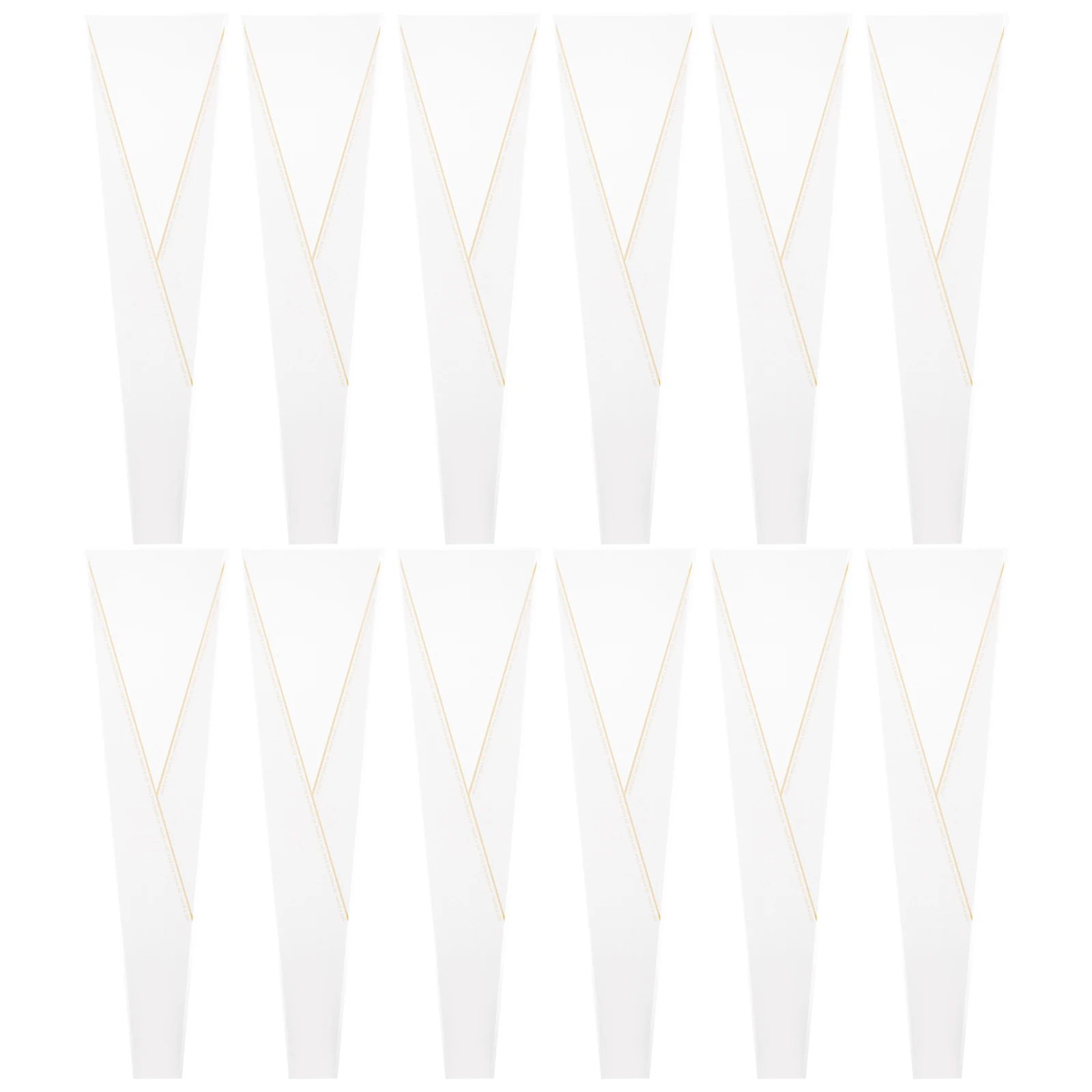 

50Pcs Floral Wrapping Sleeve Rose Wrap Plastic Material Single Flower Packaging for Proposal Bridal Shower Christmas