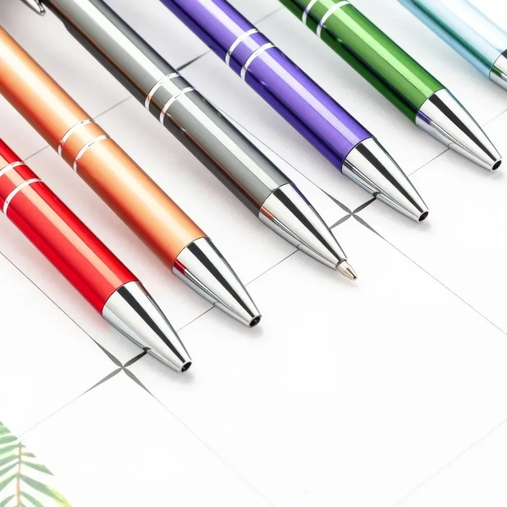 20 sztuk metalowych długopisów hurtowo, darmowa personalizacja logo, wysokiej jakości długopisy, artykuły biurowe, długopisy na prezent. — zdjęcie produktu 3