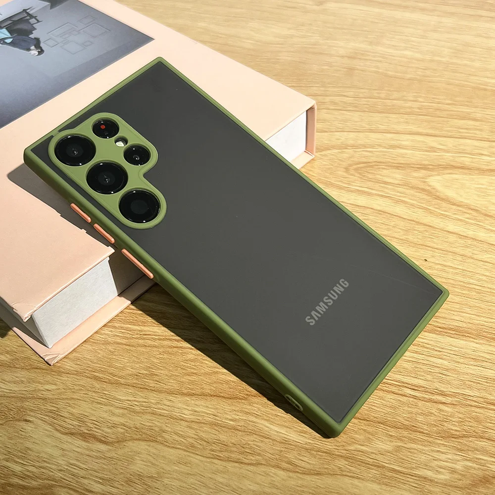Neue Rüstung Stoßfest Fall Für Samsung Galaxy S24 S25 S21 S22 S23 Plus S20 S21 FE S24 Ultra 5G Haut Gefühl Schutzhülle Fall – Detail 9