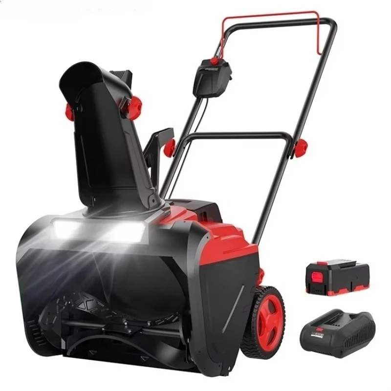40V Battery Powered Cordless Snow Remover Portable Brushless Snow Shovel with Handle Snow Blower