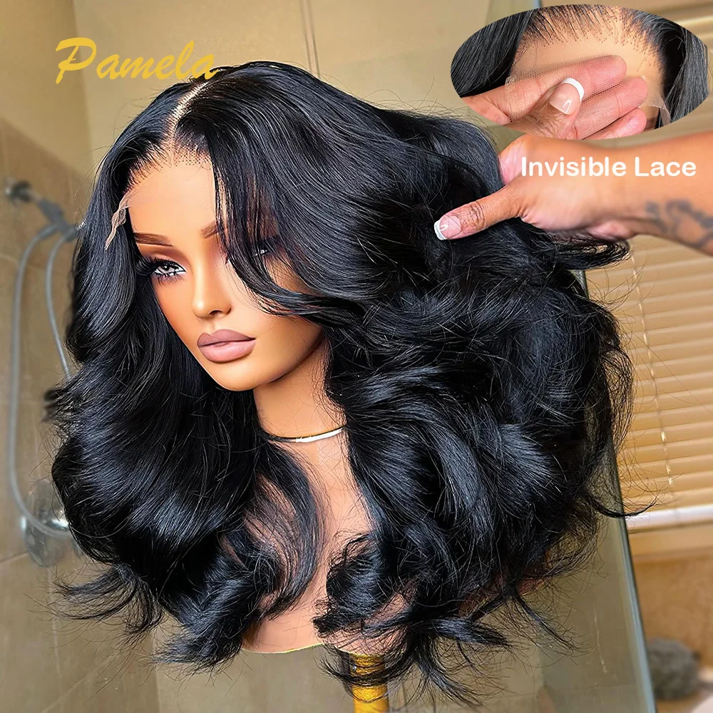 

250 Density Loose Wave 13X6 Transparent Lace Front Princess Hair Glueless Wig Human Hair Lace Frontal Wig Ready To Go PrePlucked