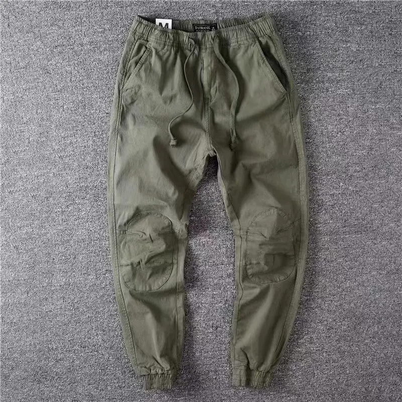 Jogging pants Men\'s Harem pants Men\'s breathable jogging pants Streetwear elastic waist casual oversized pants