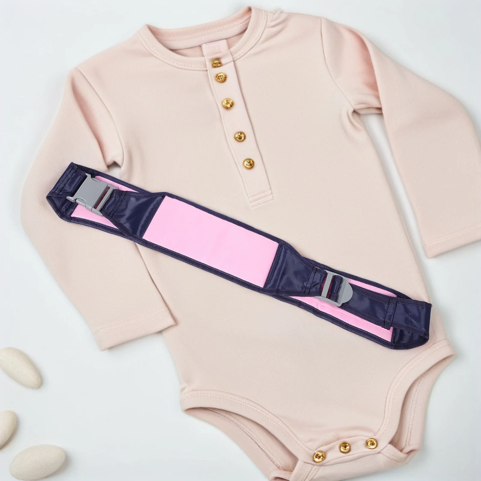 

Baby Sling Carrier Adjustable Toddler Carrier Pink Lightweight Ergonomic Shoulder Straps Breathable Infant Sling