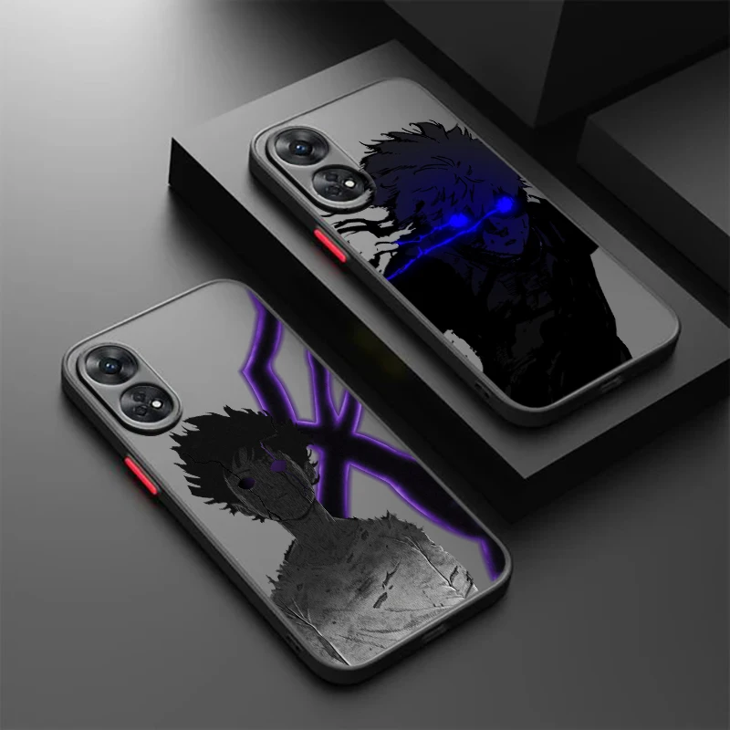 Cartoon J-ujutsu K-aisen For OPPO Reno 8T 8 7 6 5 Z F SE Pro Plus Lite TPU Shockproof Frosted Translucent Phone Case