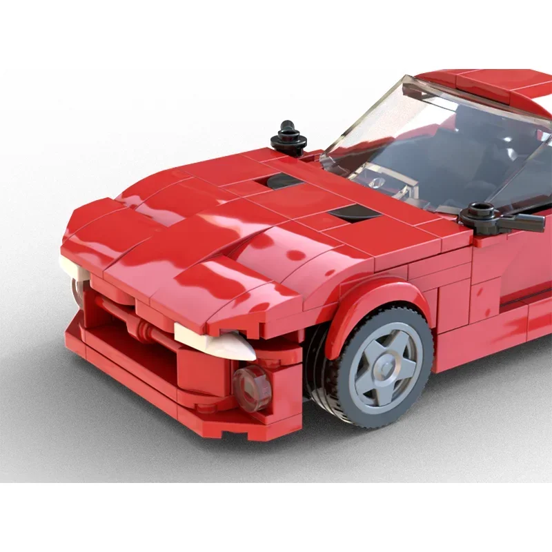 302 pçs novo modelo de carro moc blocos de construção oito grades viper gts supercar diy criativo educacional blocos de construção brinquedo presente do feriado