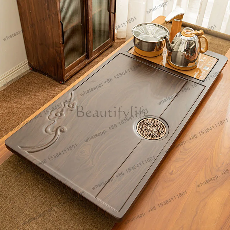 Best Sellers Coasters Hospitality Tea Tray Ceremony Office Pot Glass Trinket Wooden Tea Tray Rectangle Decorative Bandejas Home