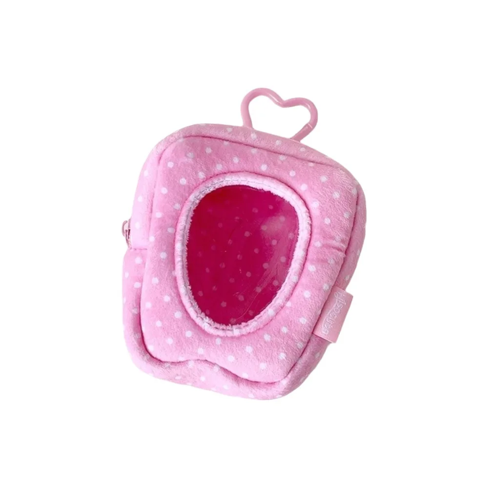 Cute Transparent Polka Dot Coin Purse PVC Y2k Protector Case Colorful Display Display Bag Backpack Pendant