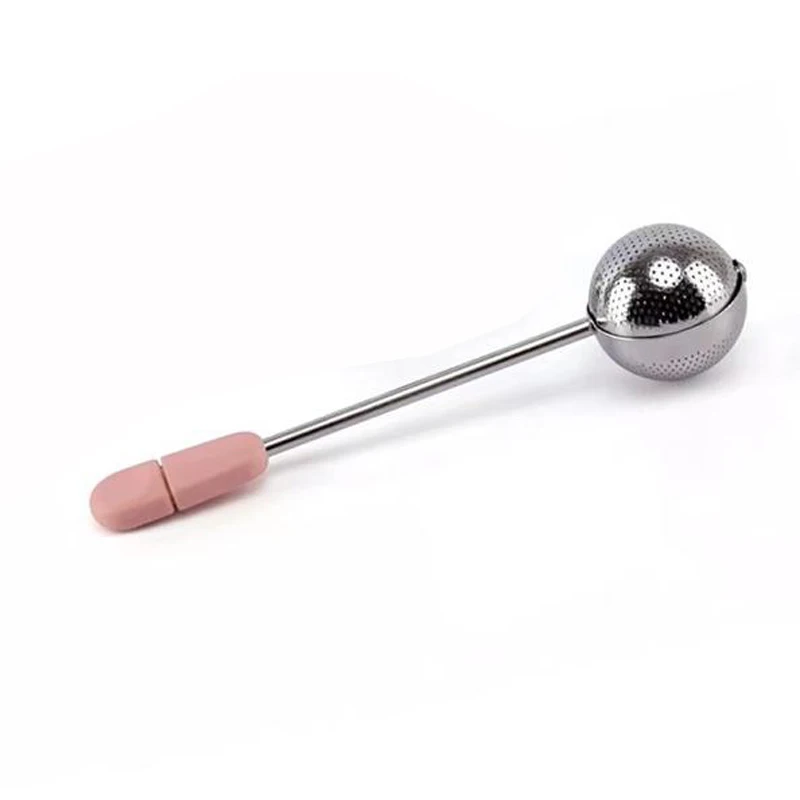 

Mesh Tea Infuser Stainless Steel Tea Strainers Spice Filter Diffuser Tea Ball Reusable Kitchen Accessories Gadgets Supplies