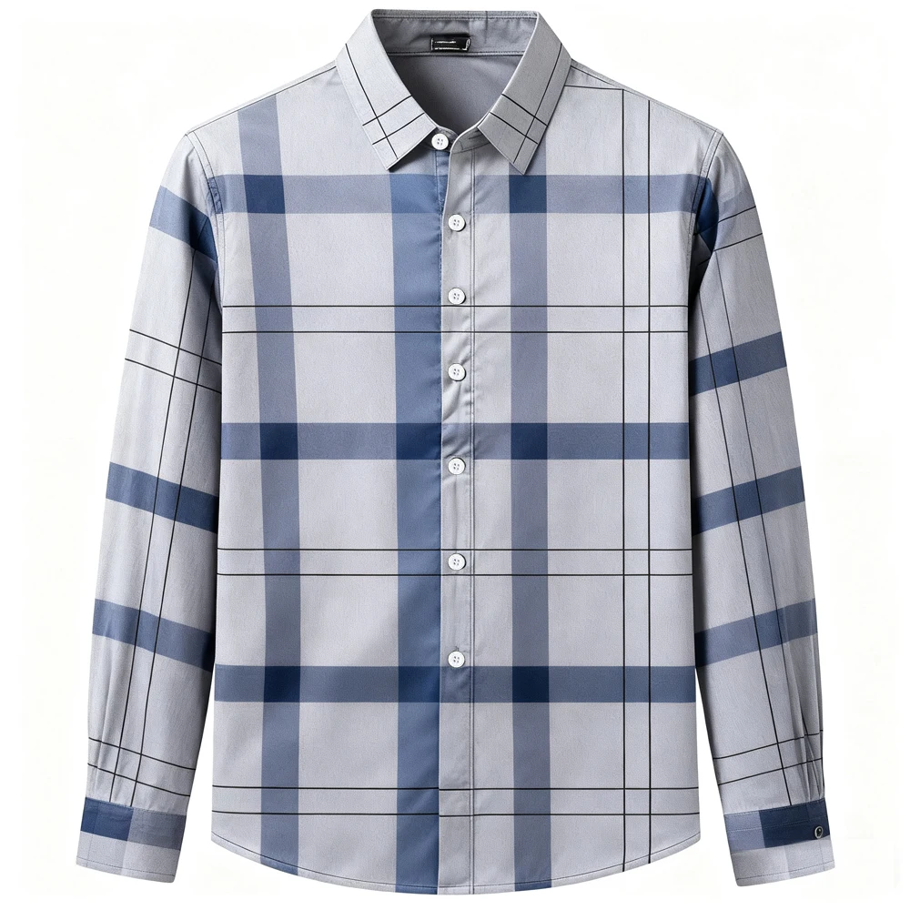 メンズ新スタイル天子格羽6色3Dプリントシャツシンプルビジネスカジュアルパーティー長袖ラペルソフト快適なアウター