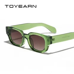 Small Frame Luxury Brand Designer Fashion Square Sunglasses Women For Men Vintage Sun Glasses Popular Punk Jelly Green Shades