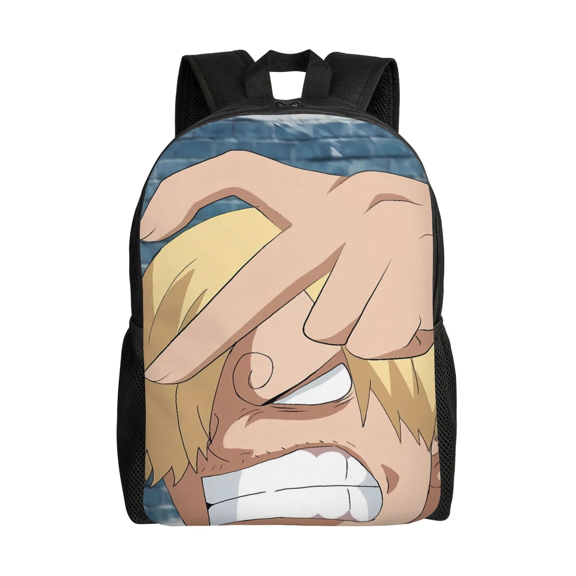 Sanji Close Manga Backpack Ones Pieces College Backpacks Student Design Durable School Bags Fashion Rucksack