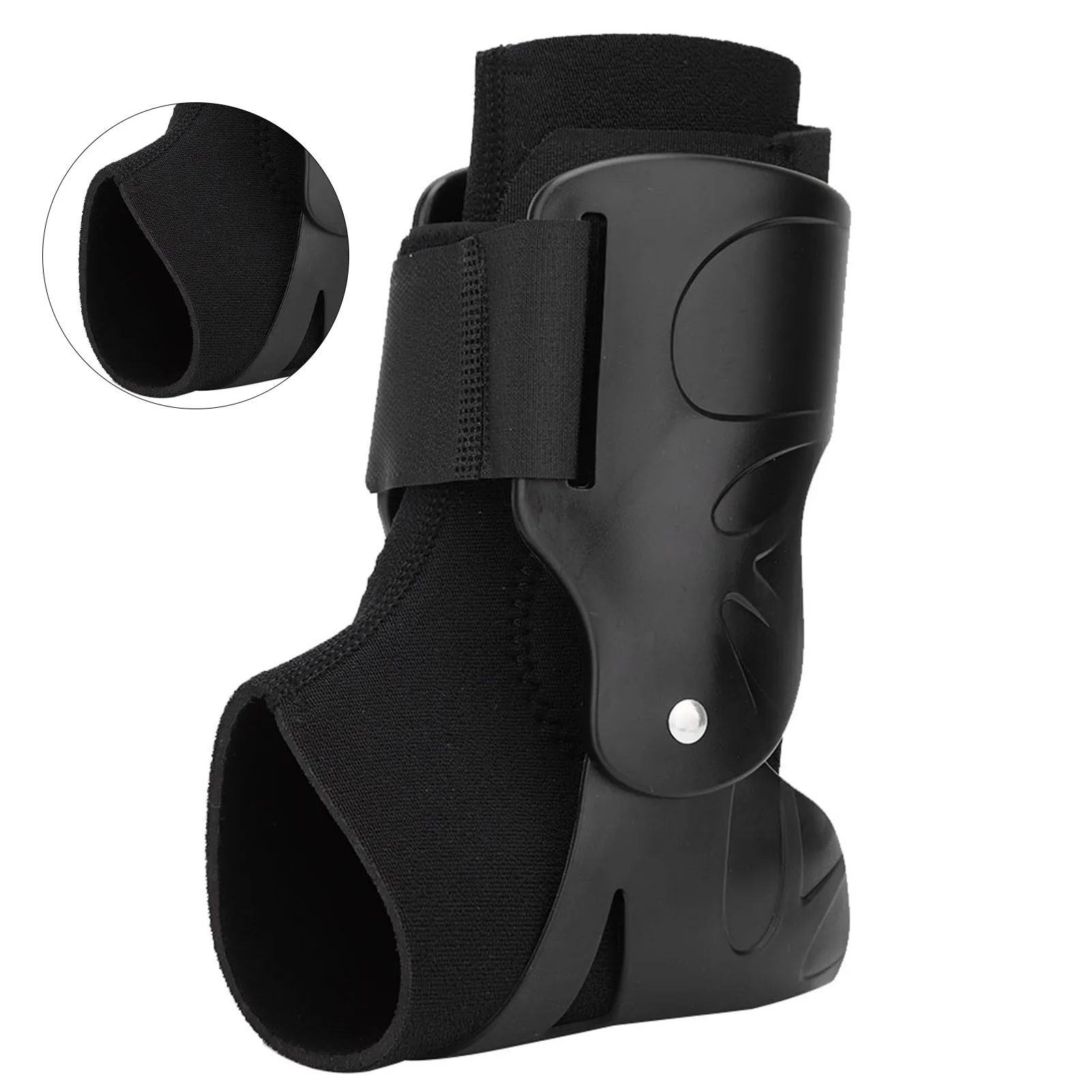 

Бандаж для поддержки лодыжки, компрессионный дышащий эластичный защитный ремень для ног, черный компрессионный бандаж для поддержки лодыжки