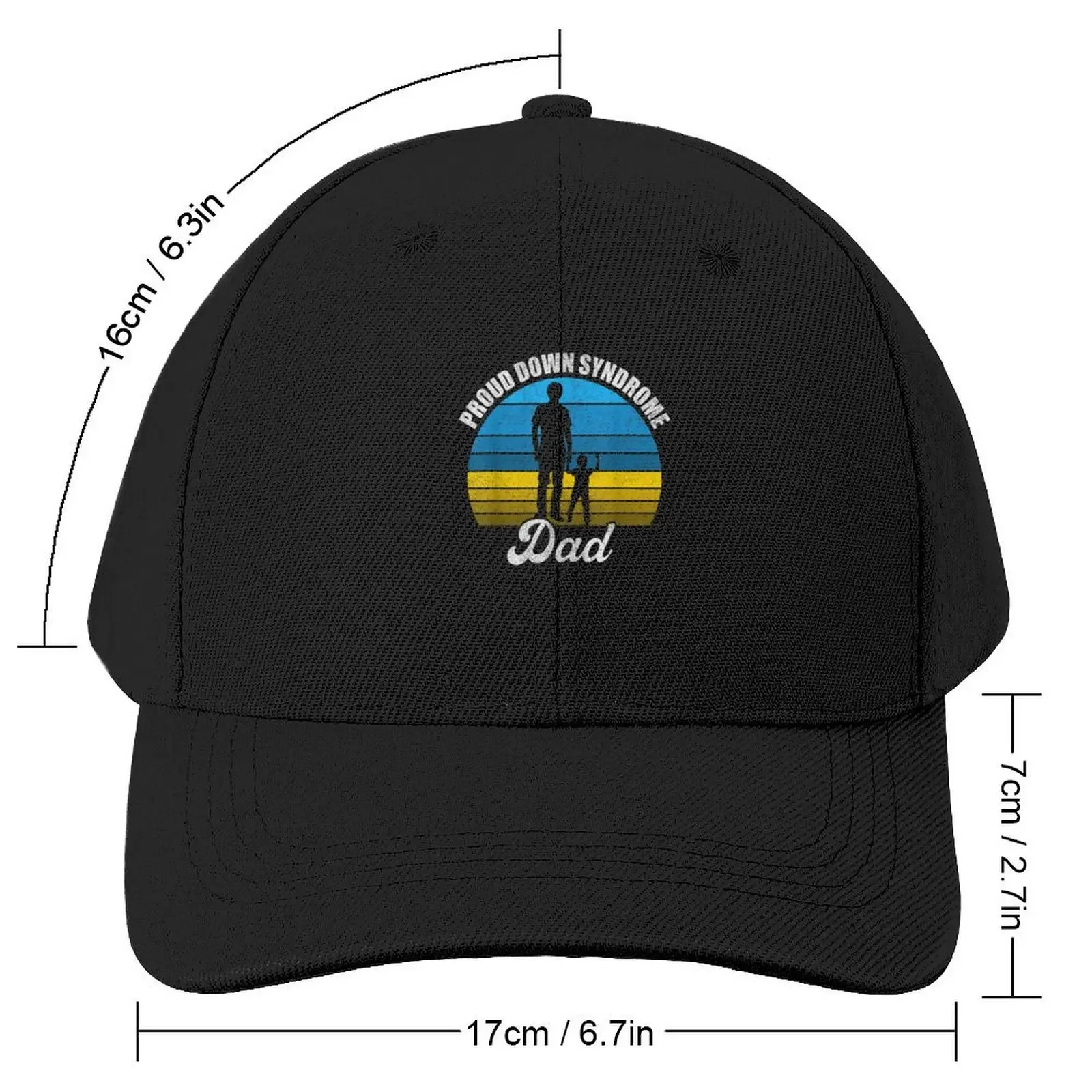 Down Syndrome Awareness Proud Down Syndrome Dad Baseball Cap Hat Baseball Cap Cosplay Golf Hat Man Fishing cap Men Hats Women's