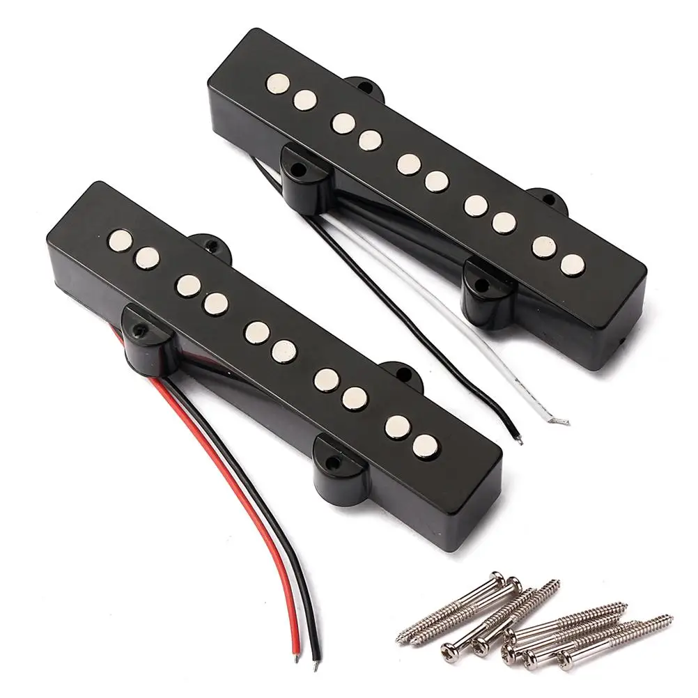 

5 String Bass Guitar Parts and Accessories Classical Wax Potted Pickups Electric Open Style