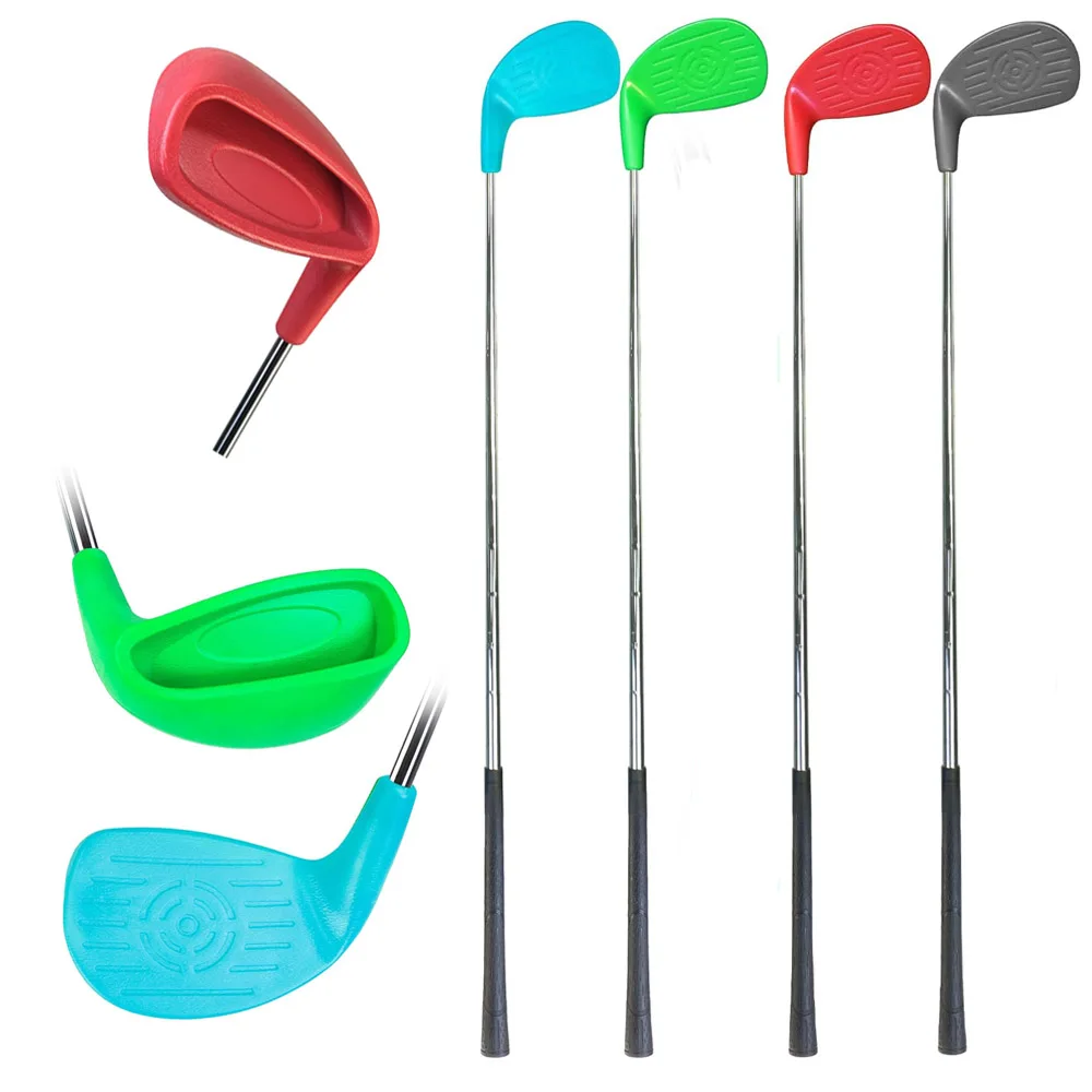 

Backyard Golf Game Clubs with Oversize Plastic Head Steel Shaft 36" for Adult Right-Handed Club for Chipping Game 4 Colors