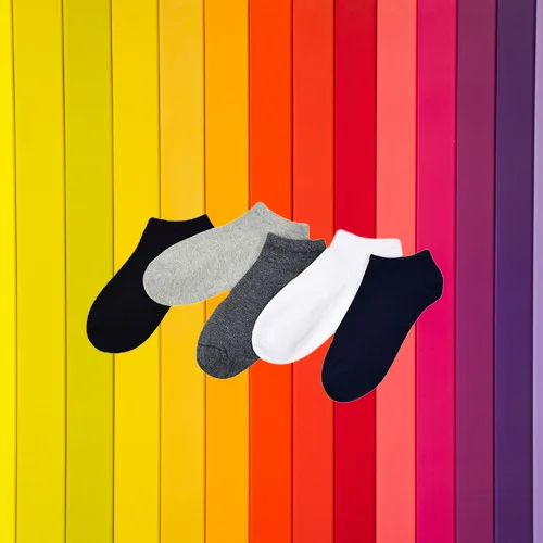 5/10 Paar Herren atmungsaktive Socken einfarbige Baumwolle Herren Boots socken dünne flache unsichtbare Boots socken kurze Socken