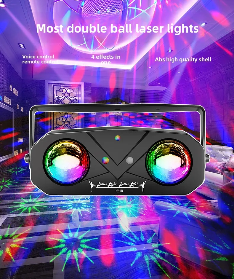 

Water ripple star light magic ball three-in-one KTV atmosphere stage light