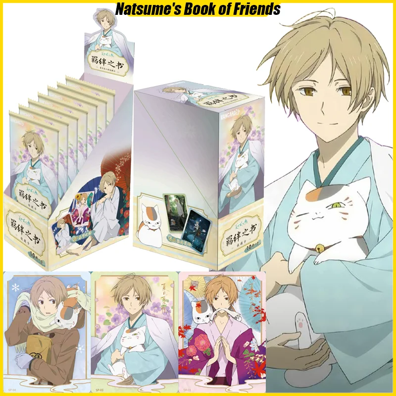 Vancard's Vol.1 Natsume's Book of Friends Cards Anime Collection Cards Mistery Box Board Games Toys Birthday Gifts for Kids