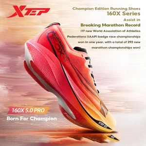 XTEP 160x 5.0 Pro Herren -Lauf Tennisplatte Professionelles Kohlenstoff Marathon PB Sport Schuh Leuchte Haltbarkeit Tennis 977319110039 10 Hauptverkauf Tennis Pro - №7